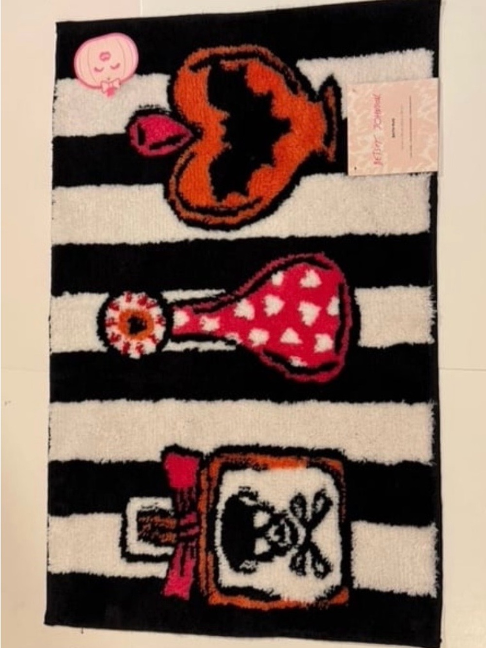 Betsey Johnson Halloween Poison Potion Bath Rug
